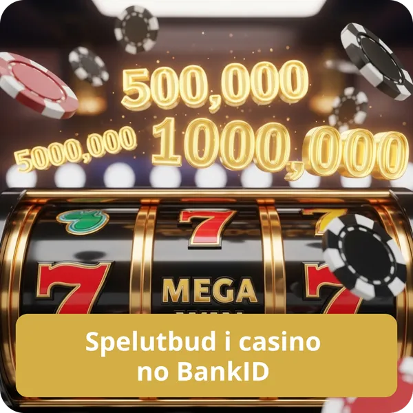 Spelutbud i casino no BankID